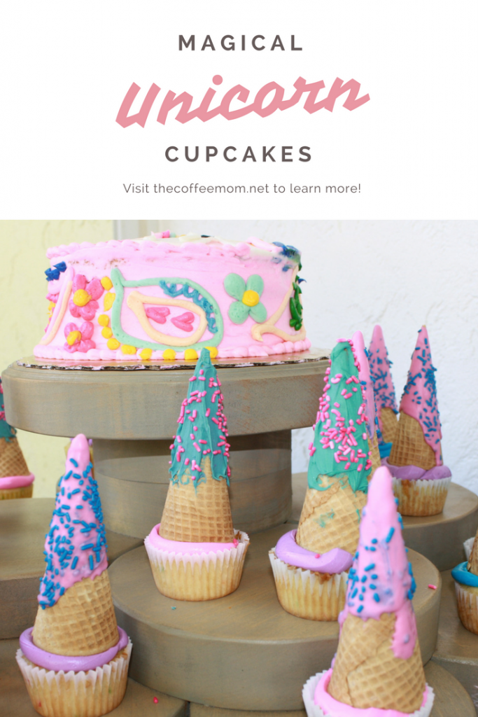 Simple Unicorn Birthday Cupcakes