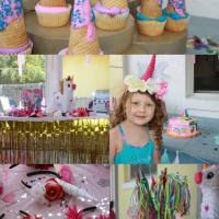 Have a magical unicorn themed birthday party