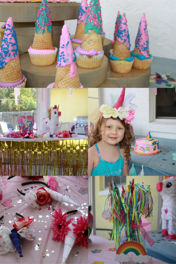 Have a magical unicorn themed birthday party