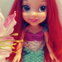 Ariel's doll hair repair.