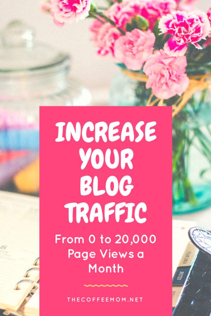 Simple ways I went from nothing to 20,000 page views a month. Increase Blog Traffic with my simple tips.