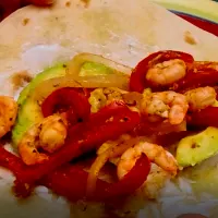 Sheet Pan Shrimp Fajitas