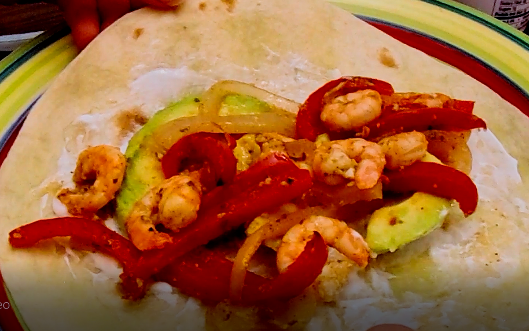 Sheet Pan Shrimp Fajitas