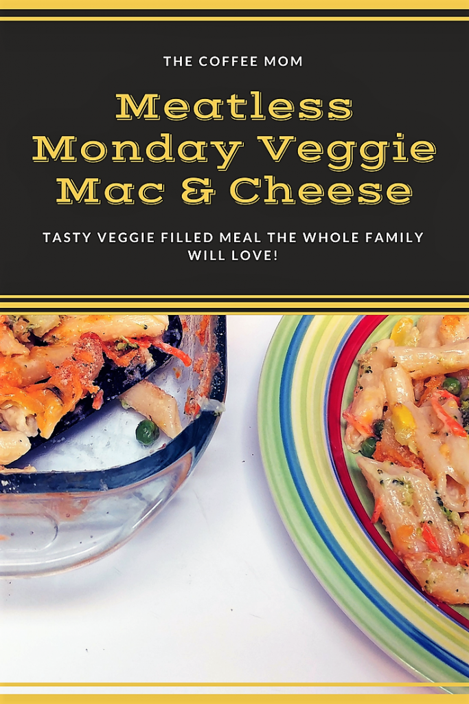 Meatless Monday veggie mac and cheese