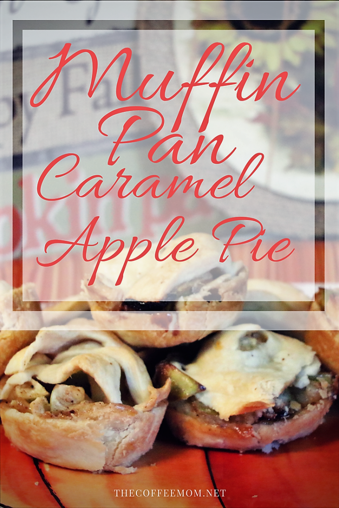 Muffin pan caramel apple pies