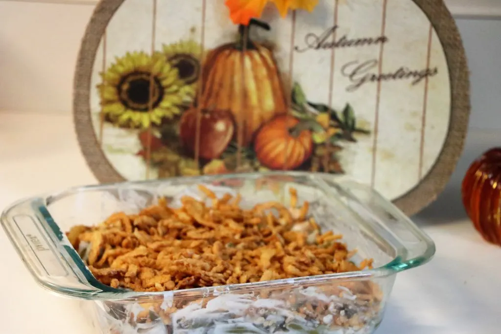 Thanksgiving green bean casserole easy 