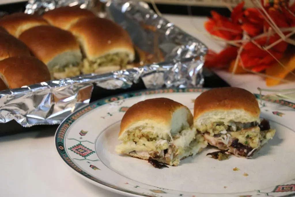 Thanksgiving leftover sliders