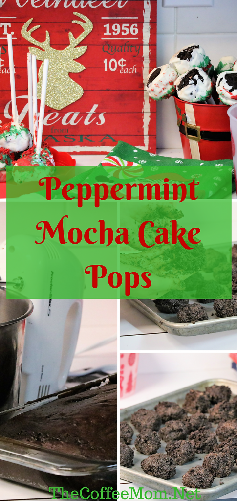 Peppermint Mocha Cake Pops
