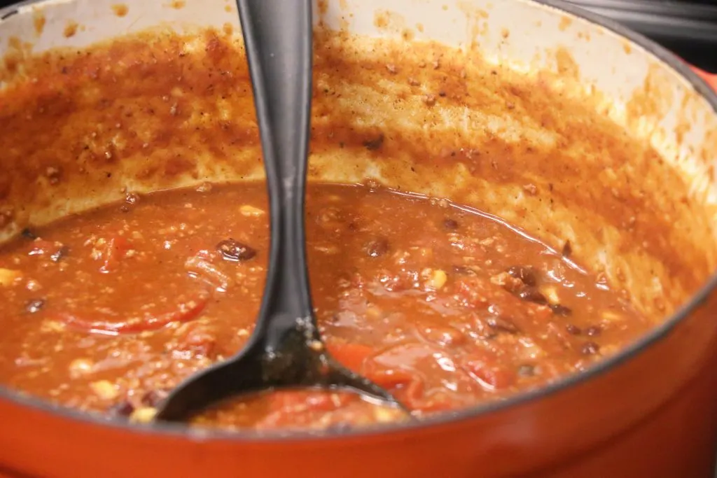 One Pot Turkey Chili 