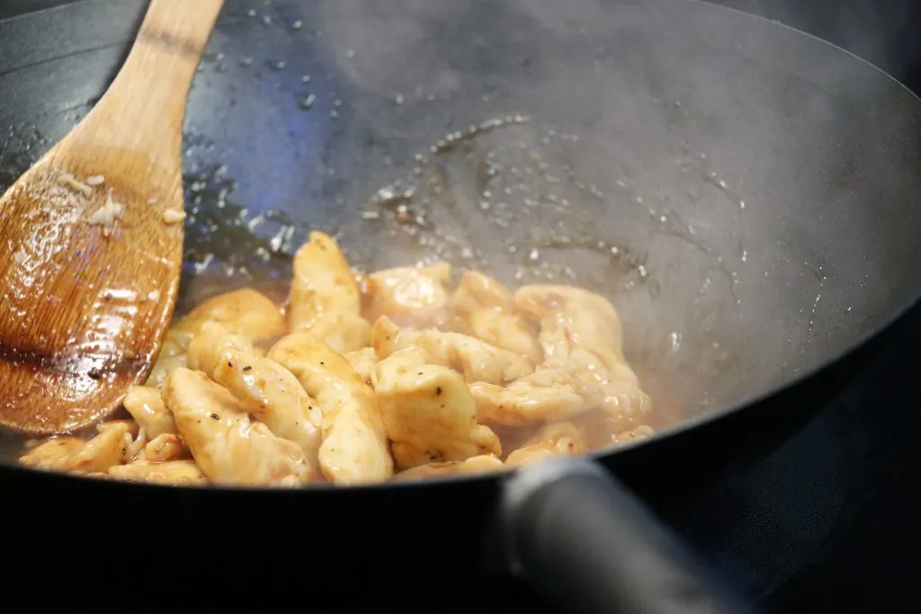 Korean BBQ Chicken Stir Fry 