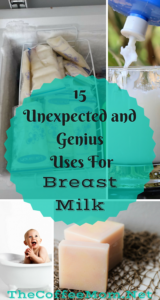 15 Unexpected and Genius uses for breast milk that isn't just for feeding the baby! some fun breat milk uses include Makeing breast milk soap, lotion, and learn about all the other amazing uses for this liquid gold! #breastmilkuses #usesforbreastmilk