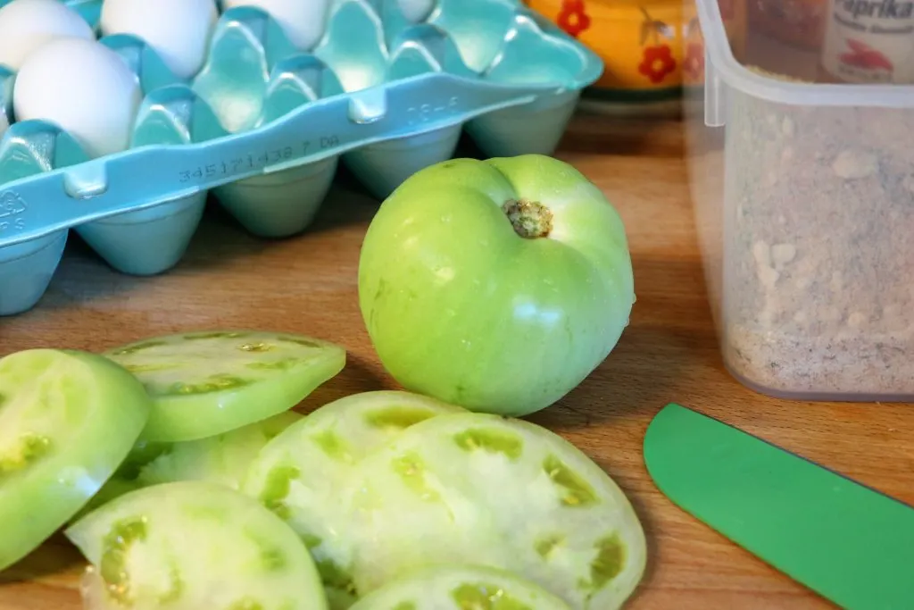 Florida fresh fried green tomatoes 