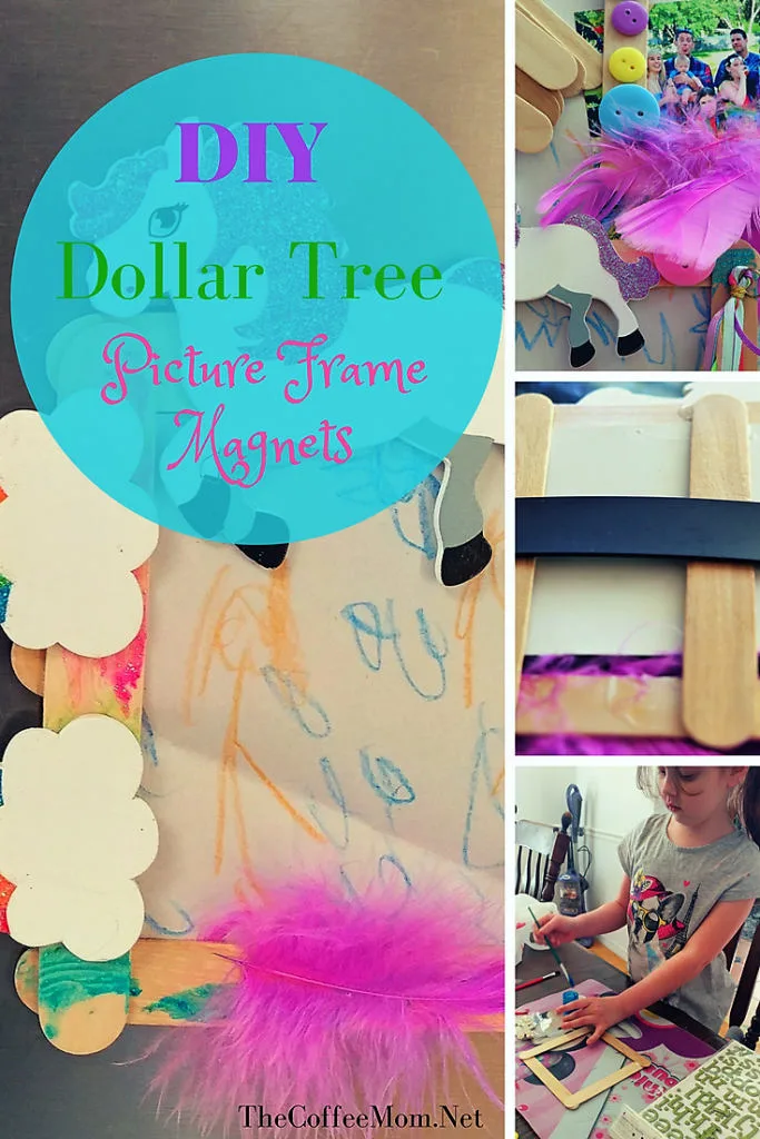 Kid's Dollar Tree DIY Picture Frame Craft — The Coffee Mom