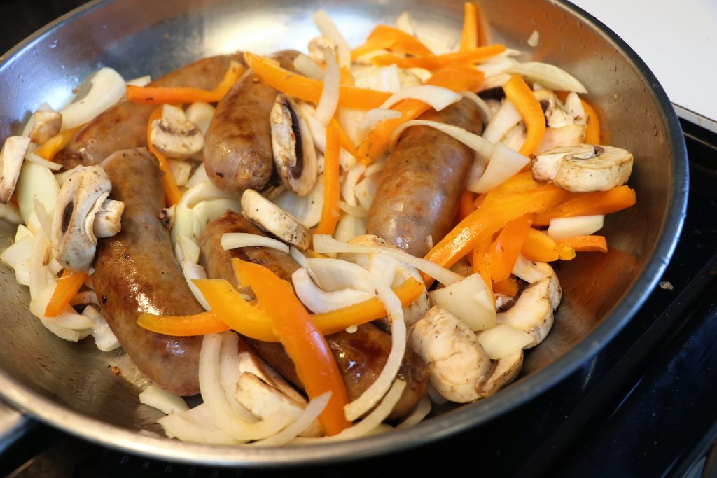 Easy Italian Sausage with Peppers and Onions