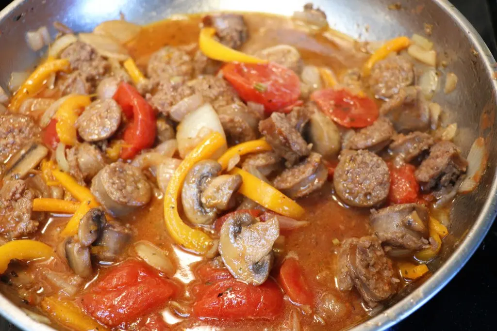 Easy Italian Sausage with Peppers and Onions