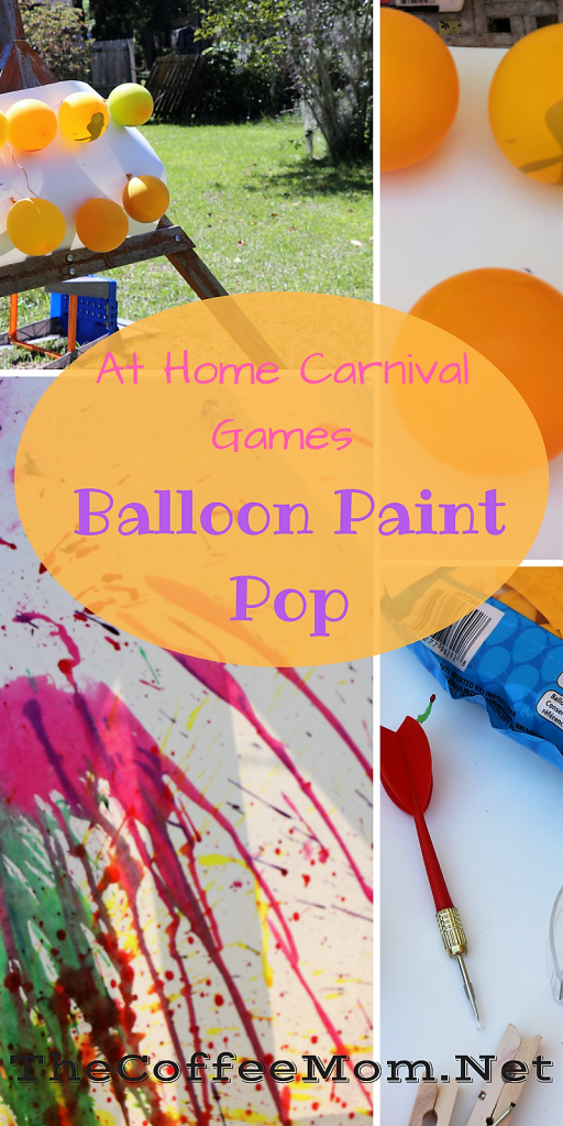 Balloon paint pop carnival inspired game! 