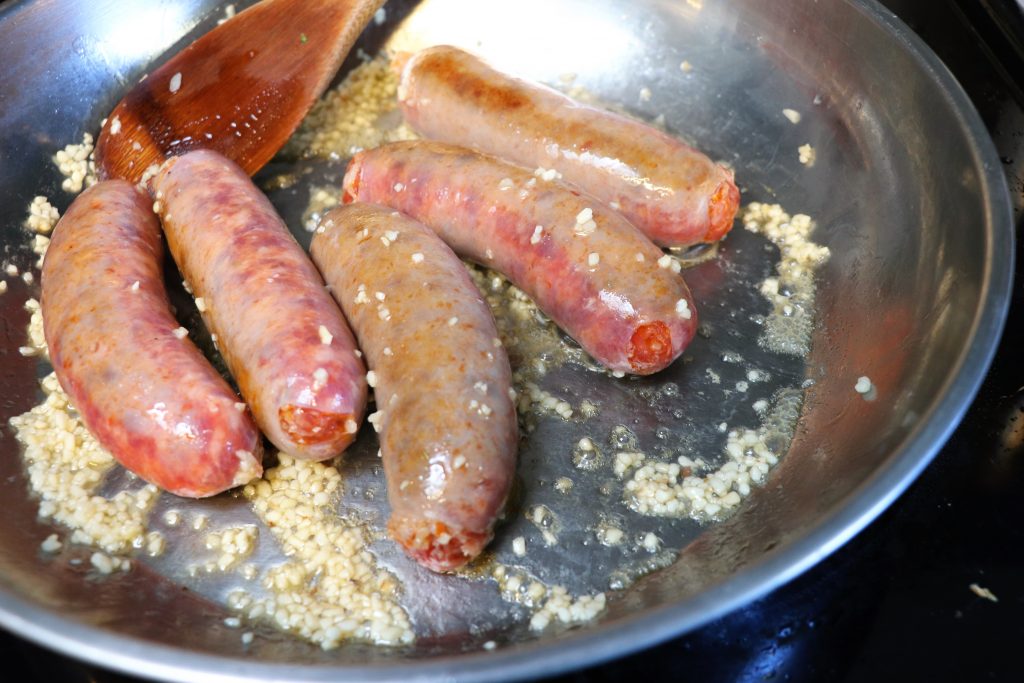 Easy Italian Sausage with Peppers and Onions