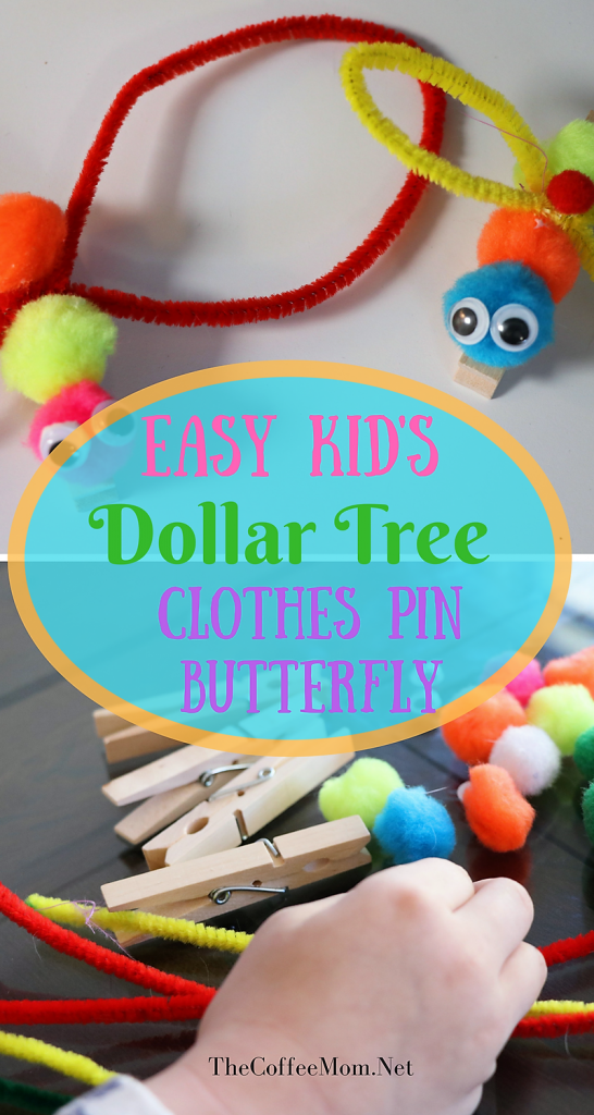 Easy Kid's Dollar Tree Clothes Pin