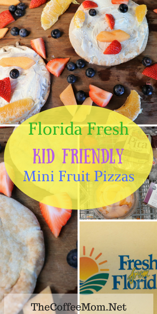 Florida Fresh Kid Friendly Mini Fruit Pizza #ad #FreshFromFlorida #FollowTheFresh #IC #KidFriendlyFoods