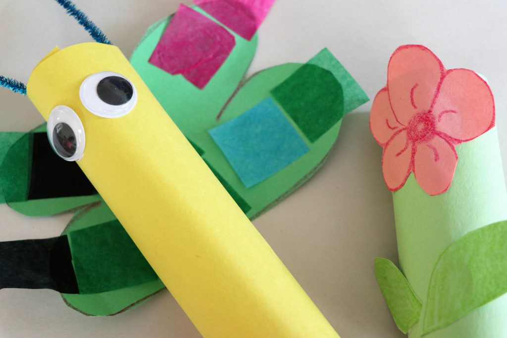 Spring Toilet Paper Roll Craft - Arty Crafty Kids