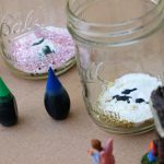 Super Easy Toddler Fairy Volcano Science Project. Screen free this summer
