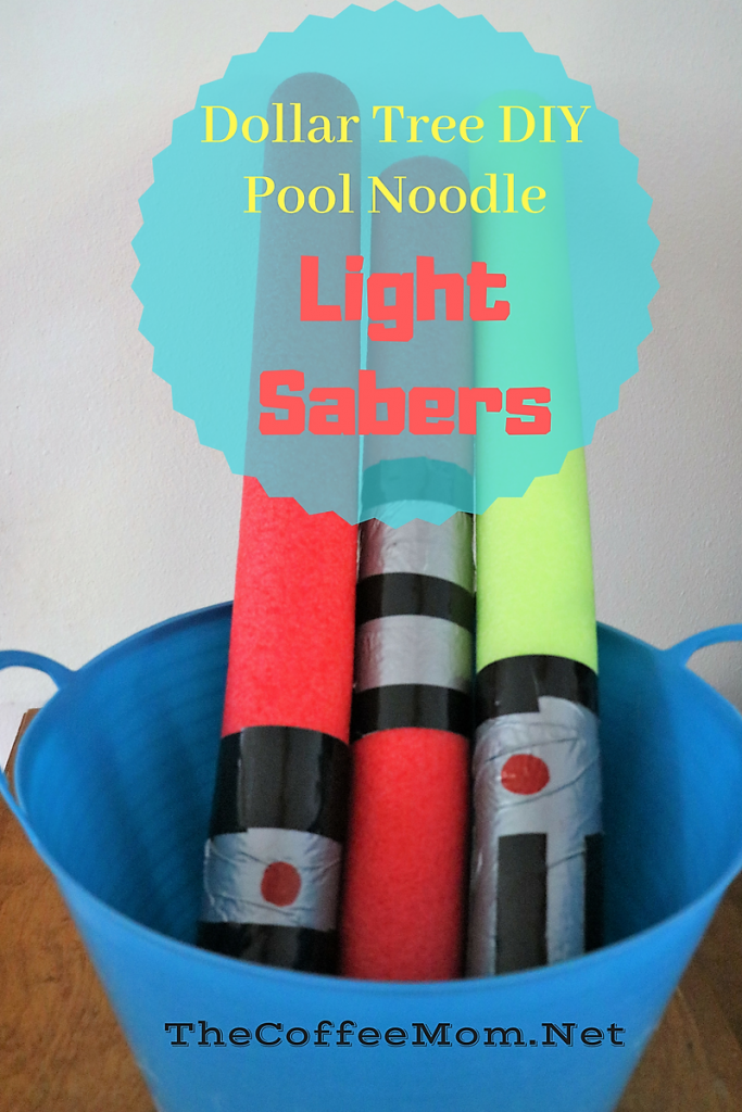 Dollar Tree DIY Pool Noodle Light Sabers