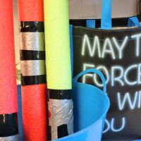 Dollar Tree Pool Noodle Light Sabers