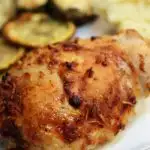 Easy crispy baked chicken thighs