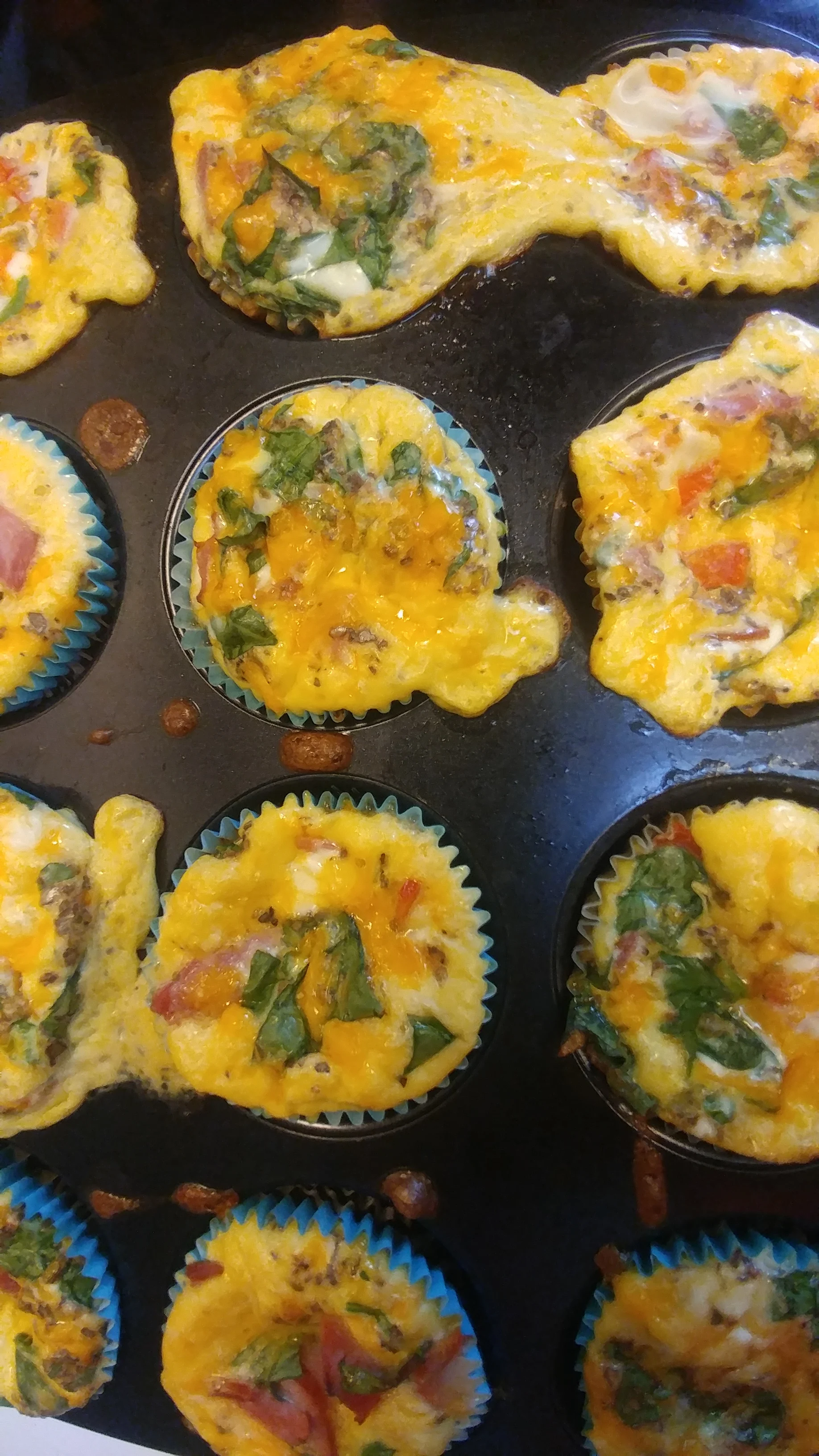 Easy Omelette Muffins. Family Friendly Low CArb Meal Prep Ideas for Breakfast 