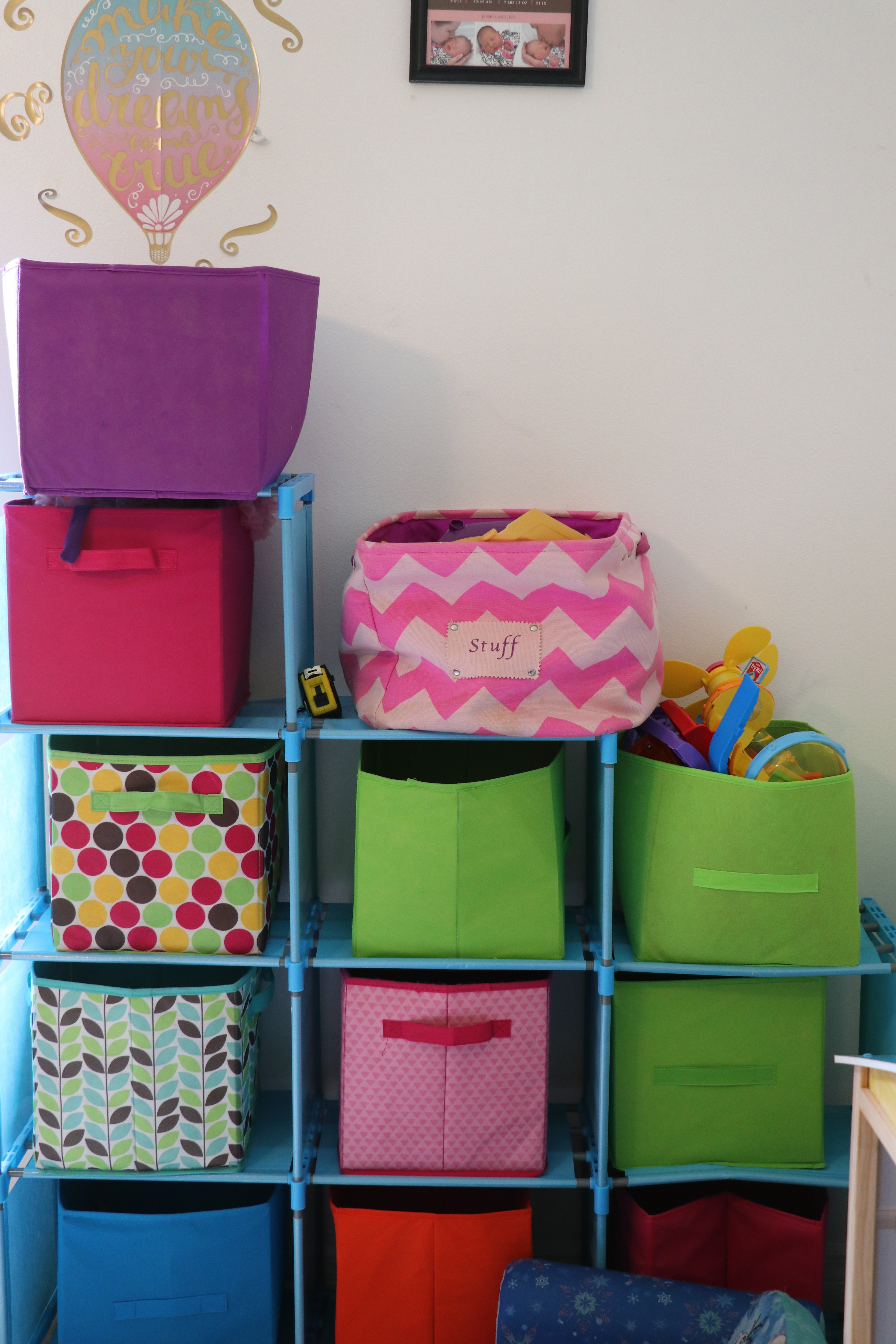 Creative & Inexpensive Shared Kids Room Organization Ideas