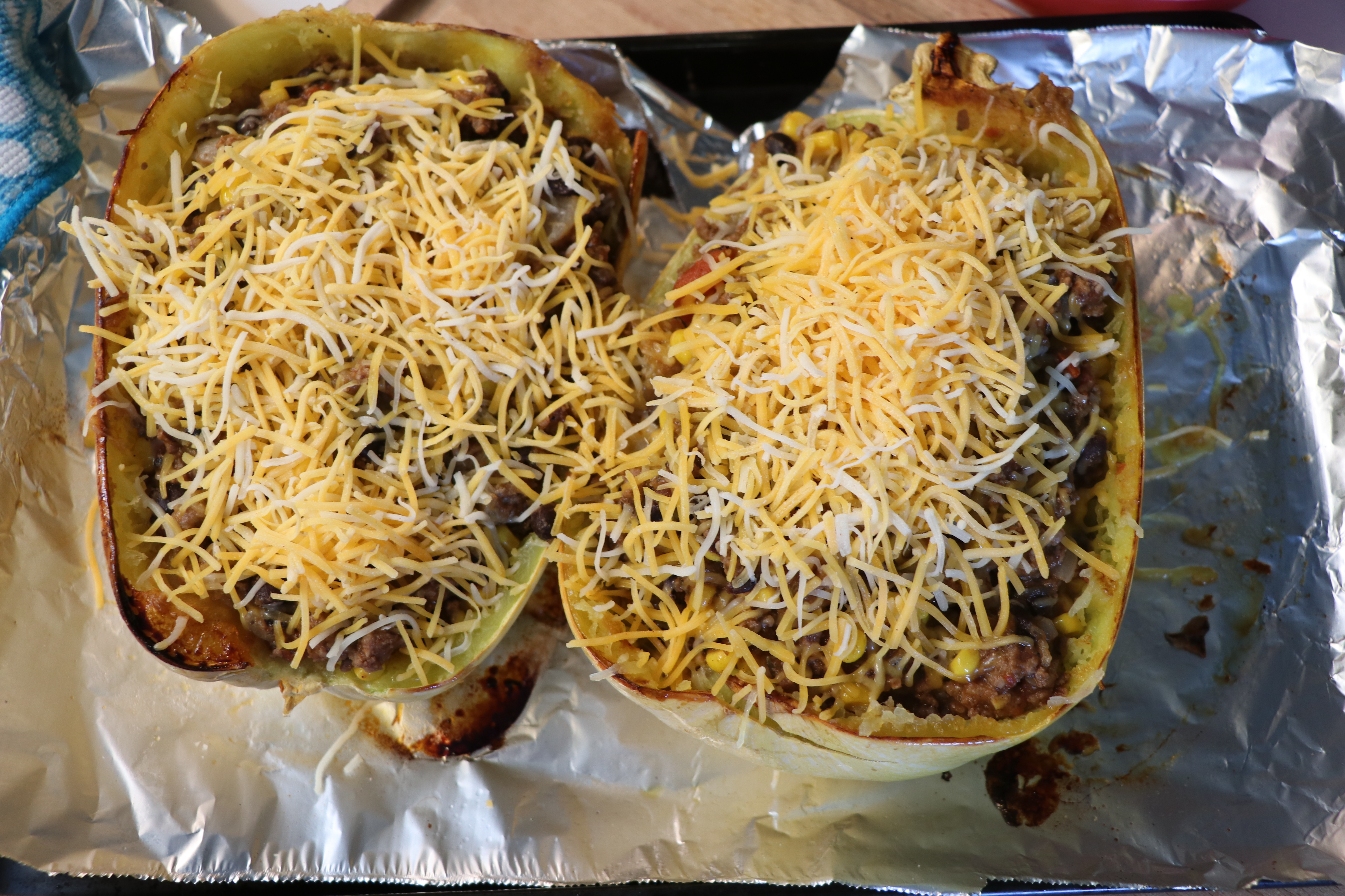 Spaghetti Squash Taco Bowls