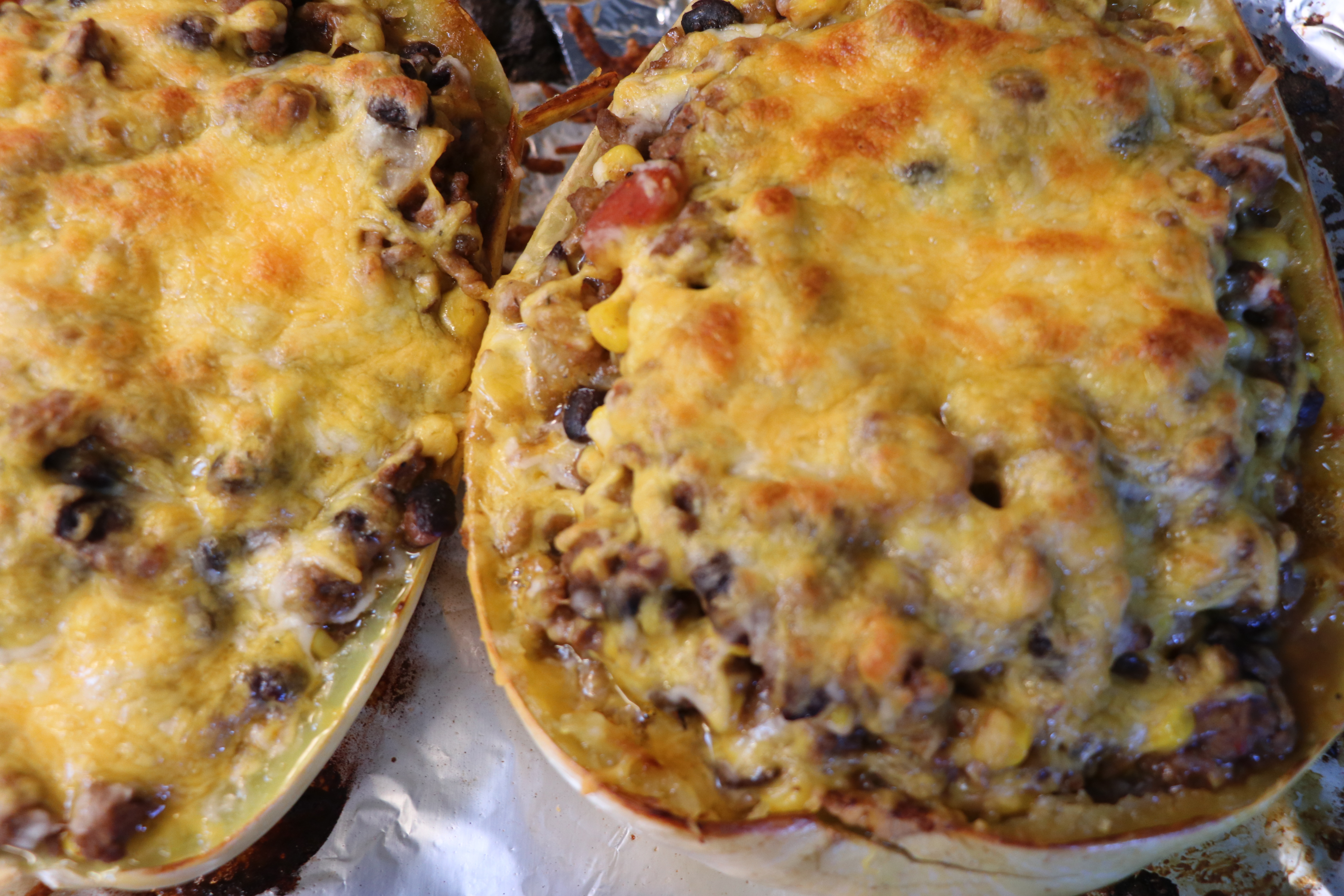 Spaghetti Squash Taco Bowls