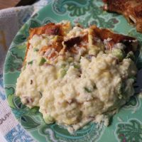 Keto Friendly Bacon and Cheese Loaded Cauliflower Casserole