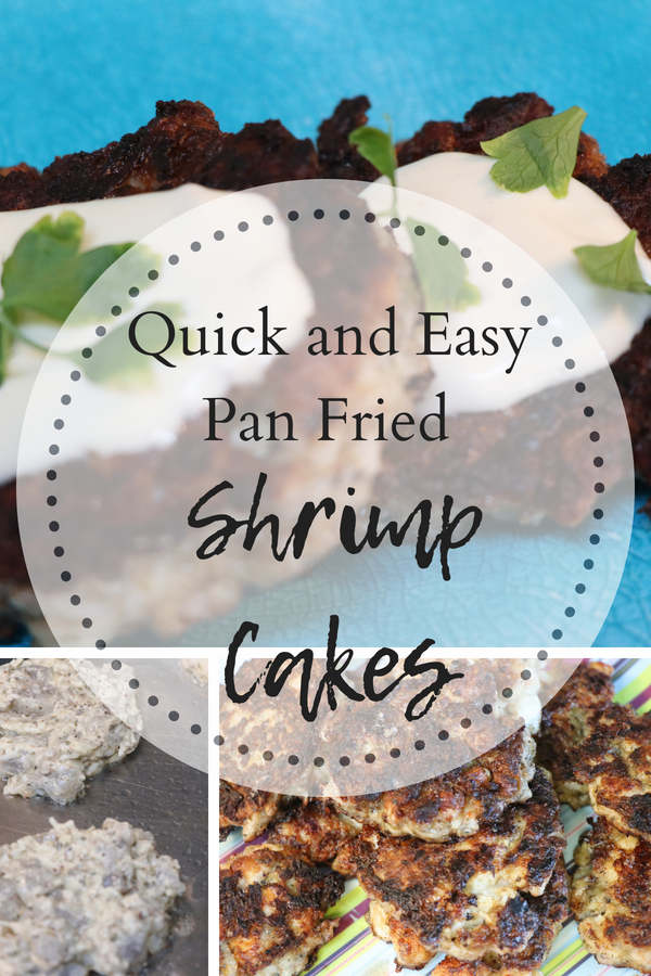 Quick and Easy Southern Pan Fried Shrimp Cakes