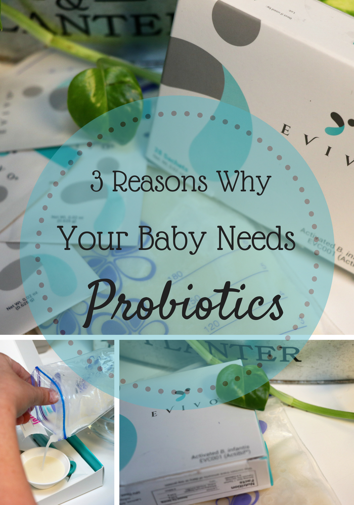 3 reasons why you may need probiotics for your baby. help with Colic, Eczema and allergies with probiotics. #evivo #SmartAsAMother #ad