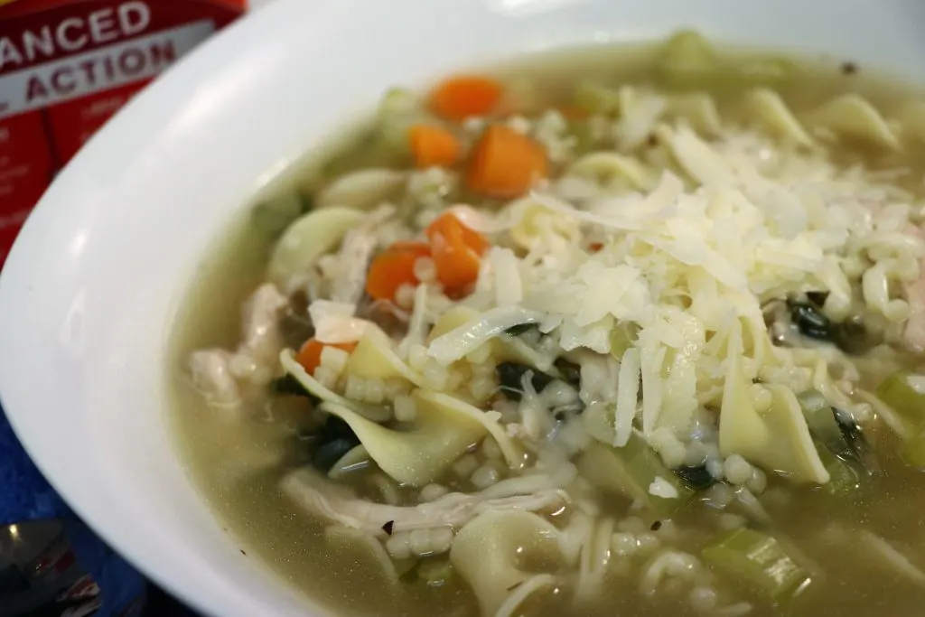 chicken veggie soup