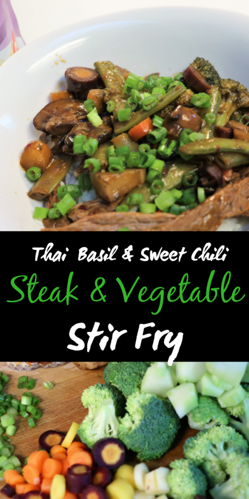 Thai Basil & Sweet Chili Steak and Vegetable Stir fry