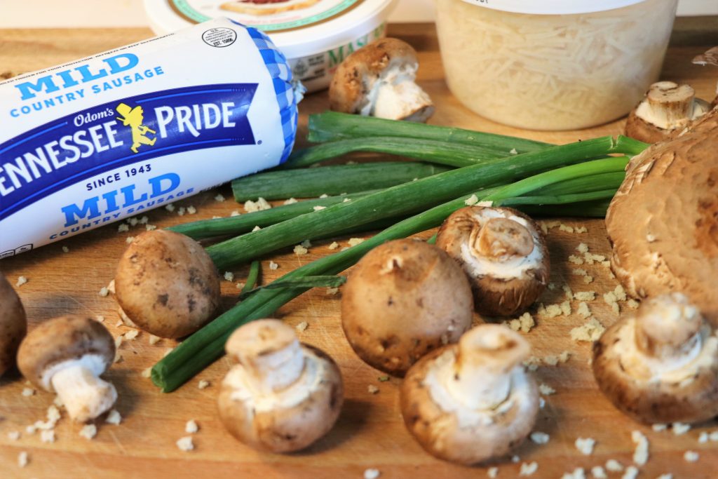 sausage stuffed mushrooms