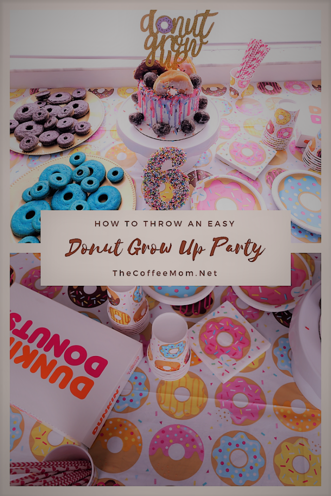 Donut Grow Up Birthday Party. This donut birthday party is super sweet and easy to pull off! Make a simple donut drip cake, create a DIY donut bar, and get the cutest donut party accessories for a steal! 