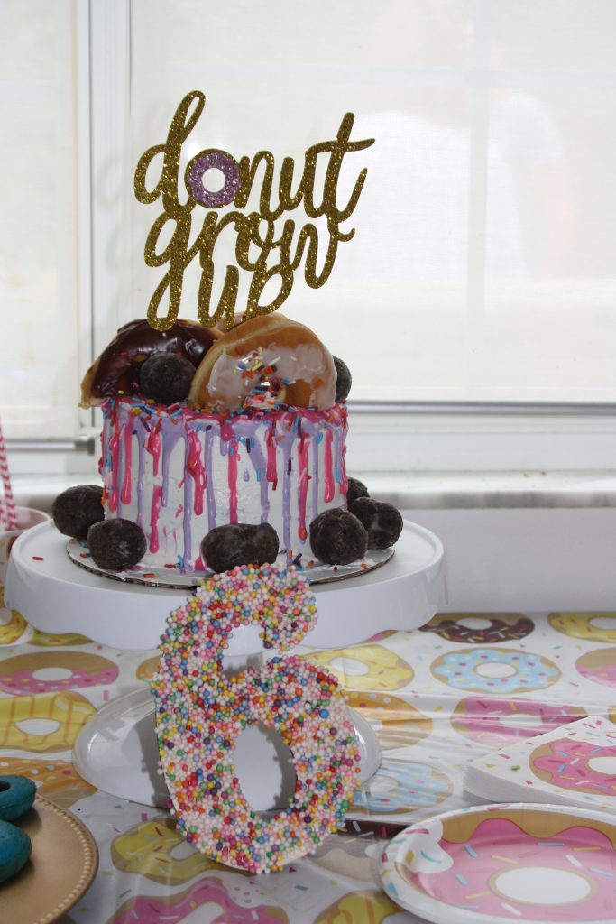 Donut Grow Up Party Cake