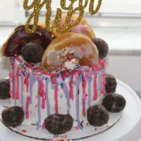 Donut Drip Cake