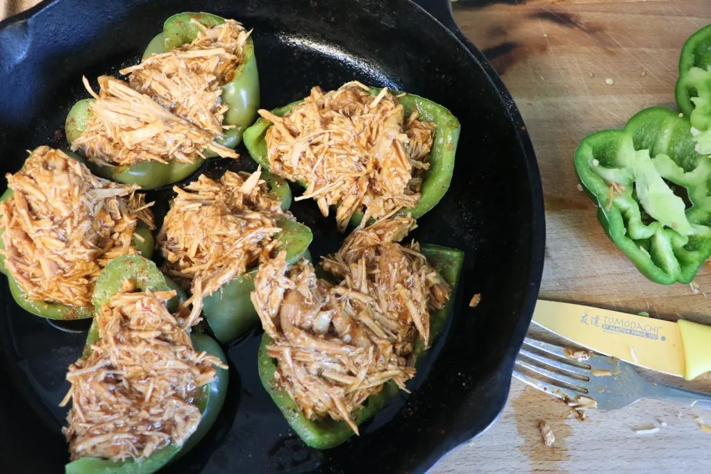 Pulled Pork Stuffed Peppers