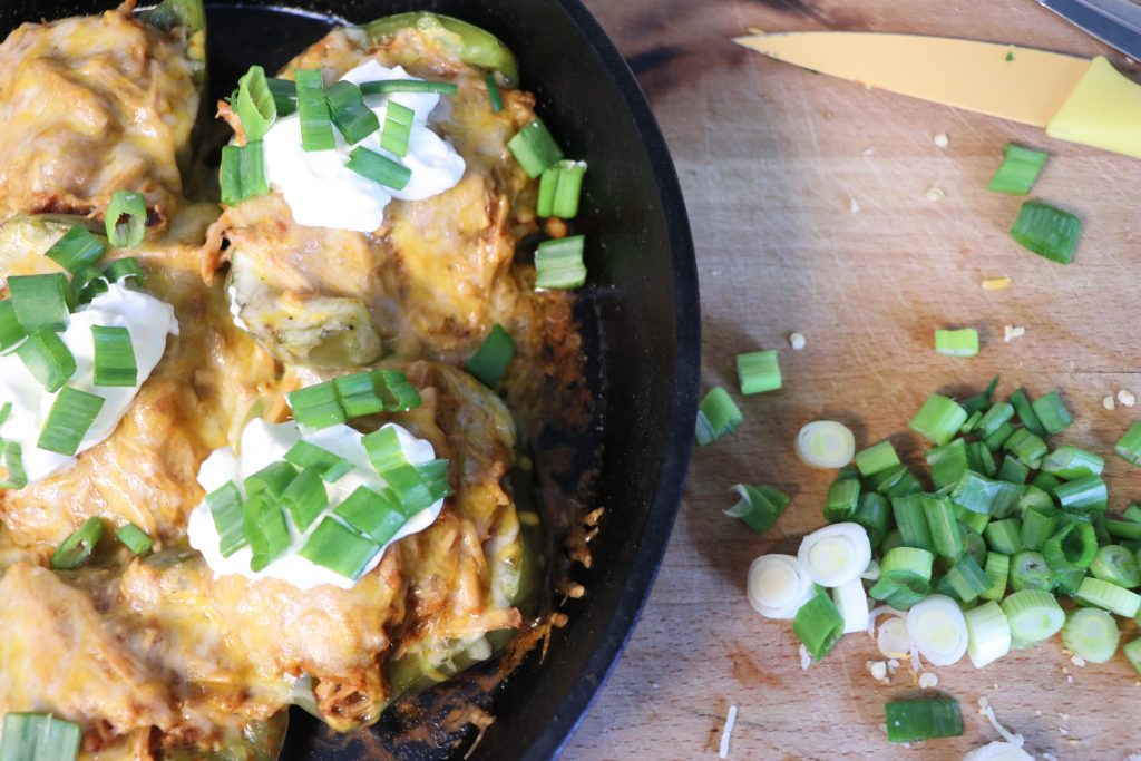 Pulled Pork Stuffed Peppers