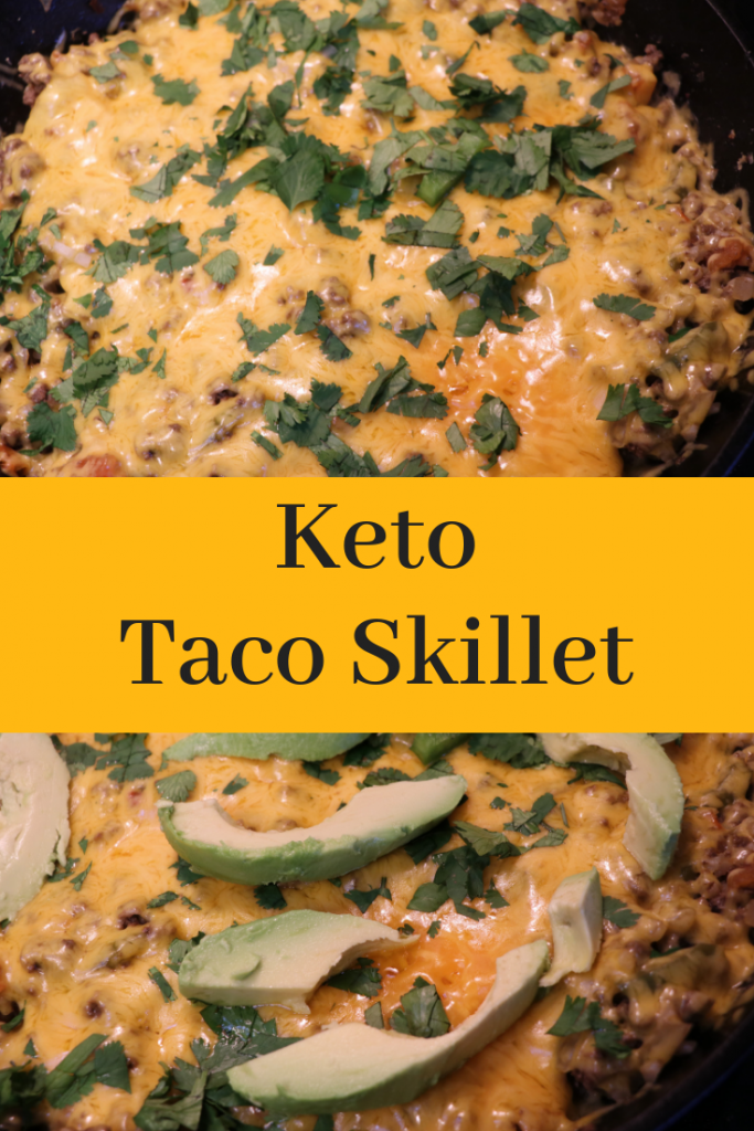 Keto Taco Skillet. This simple, low carb taco recipe will quell your taco cravings while you are still eating keto