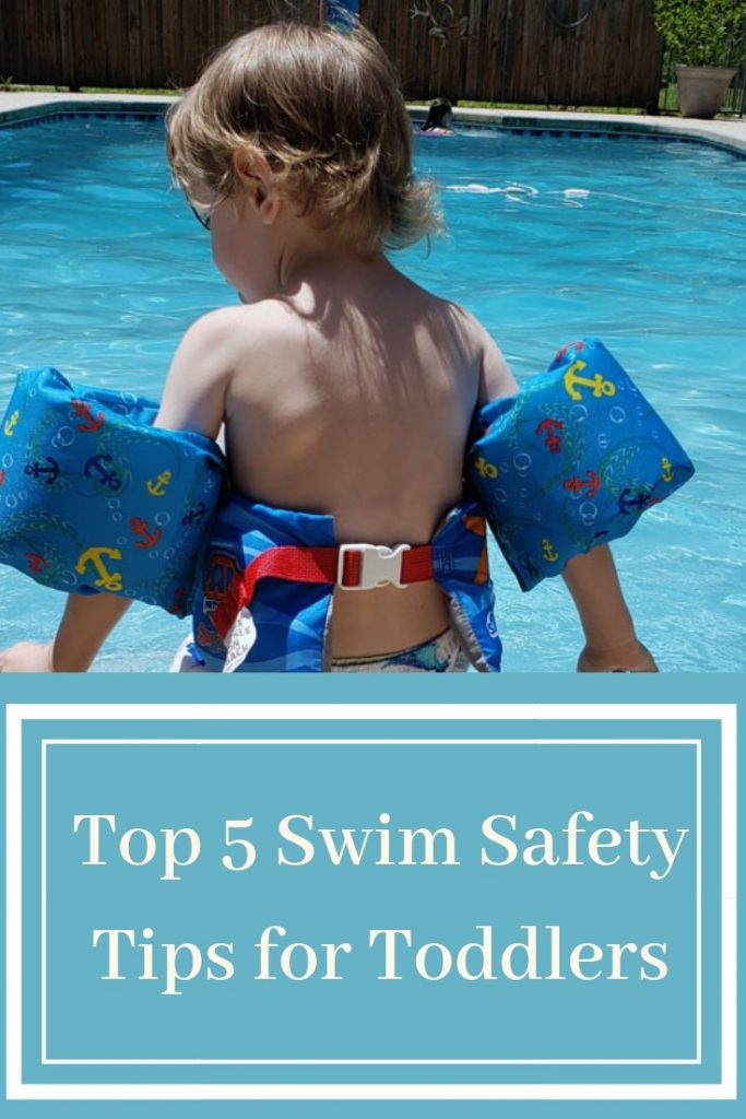 Top 5 swim safety tips for toddlers with SwimWays. 