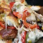 keto chicken Philly bake