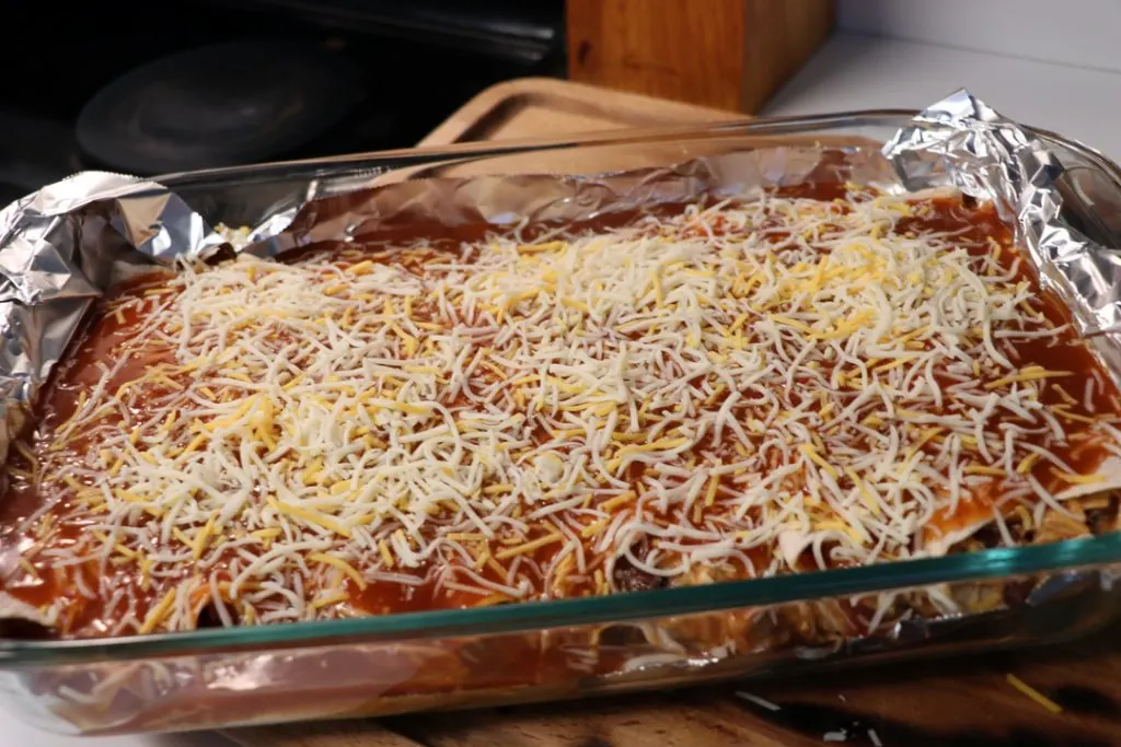 simple chicken enchilada casserole