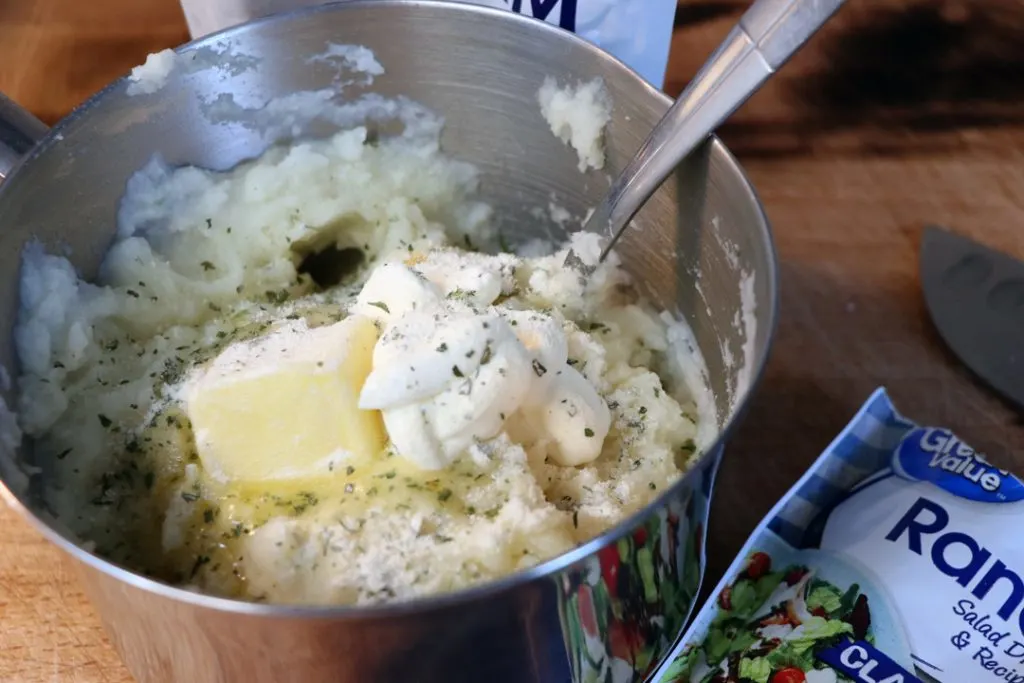 instant mashed potatoes for cottage pie