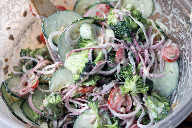 Easy Low Carb Broccoli Salad