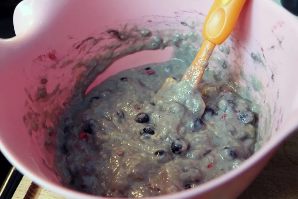 banana-blueberry-muffin-batter